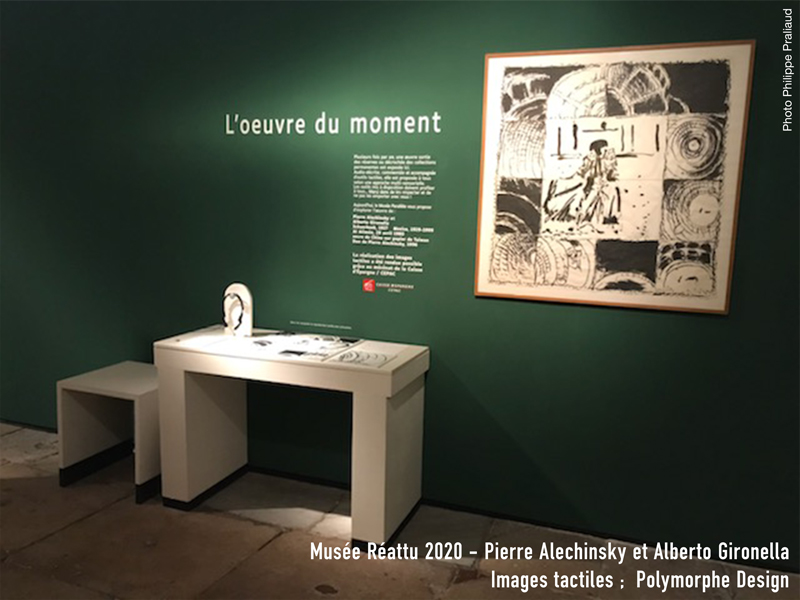 Dispositif adapté de l'œuvre de Pierre Alechinsky et Alberto Gironella au musée Réattu.